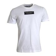 Dolce & Gabbana Vit Bomull Logo Applique T-shirt White, Herr