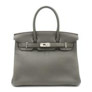 Hermès Vintage Pre-owned Laeder handvskor Gray, Dam