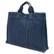 Hermès Vintage Pre-owned Canvas totevskor Blue, Unisex