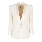 Elisabetta Franchi Snygg Jacka Beige, Dam