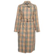 Burberry Vintage Pre-owned Tyg ytterklder Brown, Dam