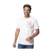 MC2 Saint Barth Aperol Spritz Vit T-shirt med Illustration White, Herr