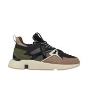 Munich Vintage-inspirerad Sneaker med Modern Design Multicolor, Herr