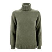 Kangra Kashmir Turtleneck Tröja med Långa ärmar Green, Dam