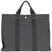 Hermès Vintage Pre-owned Canvas totevskor Gray, Dam