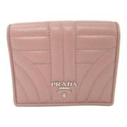 Prada Vintage Pre-owned Laeder plnbcker Beige, Dam