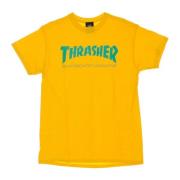 Thrasher Guld/Grön Skatemag Tee Kortärmad T-shirt Yellow, Herr