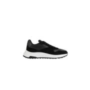 Hogan Svarta Läder Hyperlight Sneakers Black, Herr