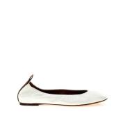 Lanvin Blanka Ballerinaskor White, Dam