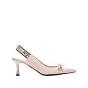 N21 Elegant Slingback Pumps Beige, Dam