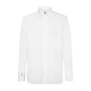 Billionaire Stilfull Skjorta Badcmrp2159Bkn003N01 White, Herr