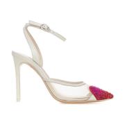 Sophia Webster Vit Röd Pumps White, Dam