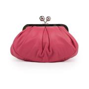 Max Mara Weekend Körsbär Rosa Läderkedja Clutch Red, Dam