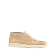 Santoni Stiliga Ankelboots Beige, Herr