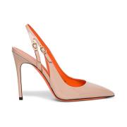 Santoni Elegant Pumps med Unik Design Pink, Dam