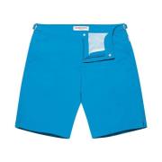 Orlebar Brown Blå Badshorts för Män Blue, Herr