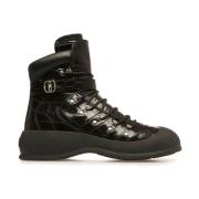 Bally Stiliga Croc Boots Black, Herr