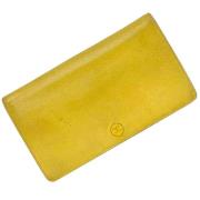 Chanel Vintage Pre-owned Laeder plnbcker Yellow, Dam