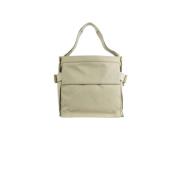 Burberry Trench bomull tote väska Beige, Dam