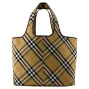 Burberry Bomull totevskor Beige, Dam