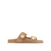 Jimmy Choo Rattan Fayence Sandaler Brown, Dam