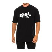 Karl Lagerfeld Klassisk stil T-shirt med korta ärmar Black, Herr