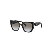 Prada PR 19Zs 1Ab0A7 Sunglasses Black, Dam