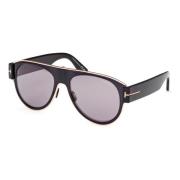 Tom Ford Lyle Solglasögon Svart/Rök Black, Unisex