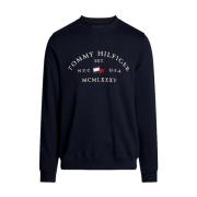 Tommy Hilfiger Nautisk Stil Sweatshirt Blue, Herr