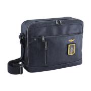 Aeronautica Militare Herr Crossbody Väska Blue, Herr