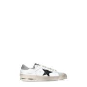 Golden Goose Vita Lädersneakers med Stjärnlogo White, Herr