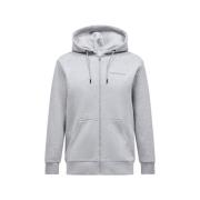 Peak Performance Original Small Logo Zip Jacka Gray, Dam