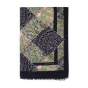 Etro Paisley Motif Scarf Multicolor, Dam