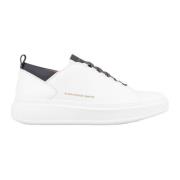 Alexander Smith Wembley Läder Sneaker Vit Mörkgrå White, Herr