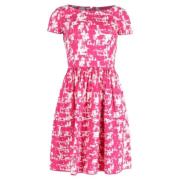 Oscar De La Renta Pre-owned Pre-owned Bomull klnningar Pink, Dam