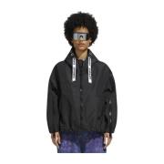 Khrisjoy Svart Windbreaker Jacka Black, Dam