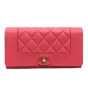 Chanel Vintage Pre-owned Laeder plnbcker Pink, Dam