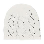 Kangra Kashmirull Beanie med Strass Mönster Beige, Dam