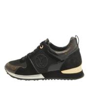 Louis Vuitton Vintage Pre-owned Belagd canvas sneakers Black, Dam