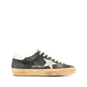 Golden Goose Grön Mocka Stjärnsneakers Green, Herr