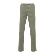 Brunello Cucinelli Grön Stretch Bomull Straight Leg Jeans Green, Herr