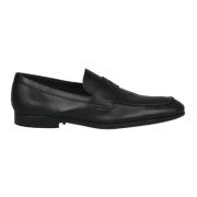 Tod's Läderloafers i Almondform Black, Herr