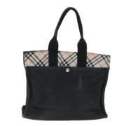 Burberry Vintage Pre-owned Canvas handvskor Black, Dam