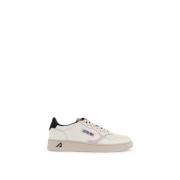 Autry Perforerade Läder Låga Sneakers White, Herr