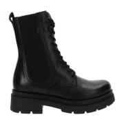 Nerogiardini Läder Ankelboots Elegant och Black, Dam