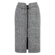 Tom Ford Houndstooth Ullkjol Multicolor, Dam