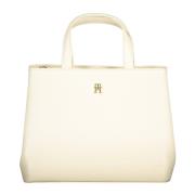 Tommy Hilfiger Beige Damväska med Justerbar Rem Beige, Dam