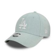 New Era Celeste Dodgers Diamante Denim Keps Blue, Unisex