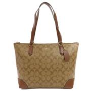 Coach Pre-owned Pre-owned Plast axelremsvskor Brown, Dam