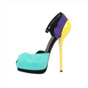 Giuseppe Zanotti Pre-owned Pre-owned Mocka klackskor Multicolor, Dam